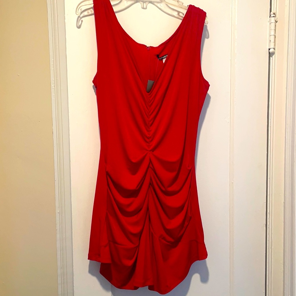 Red Shape FX Top